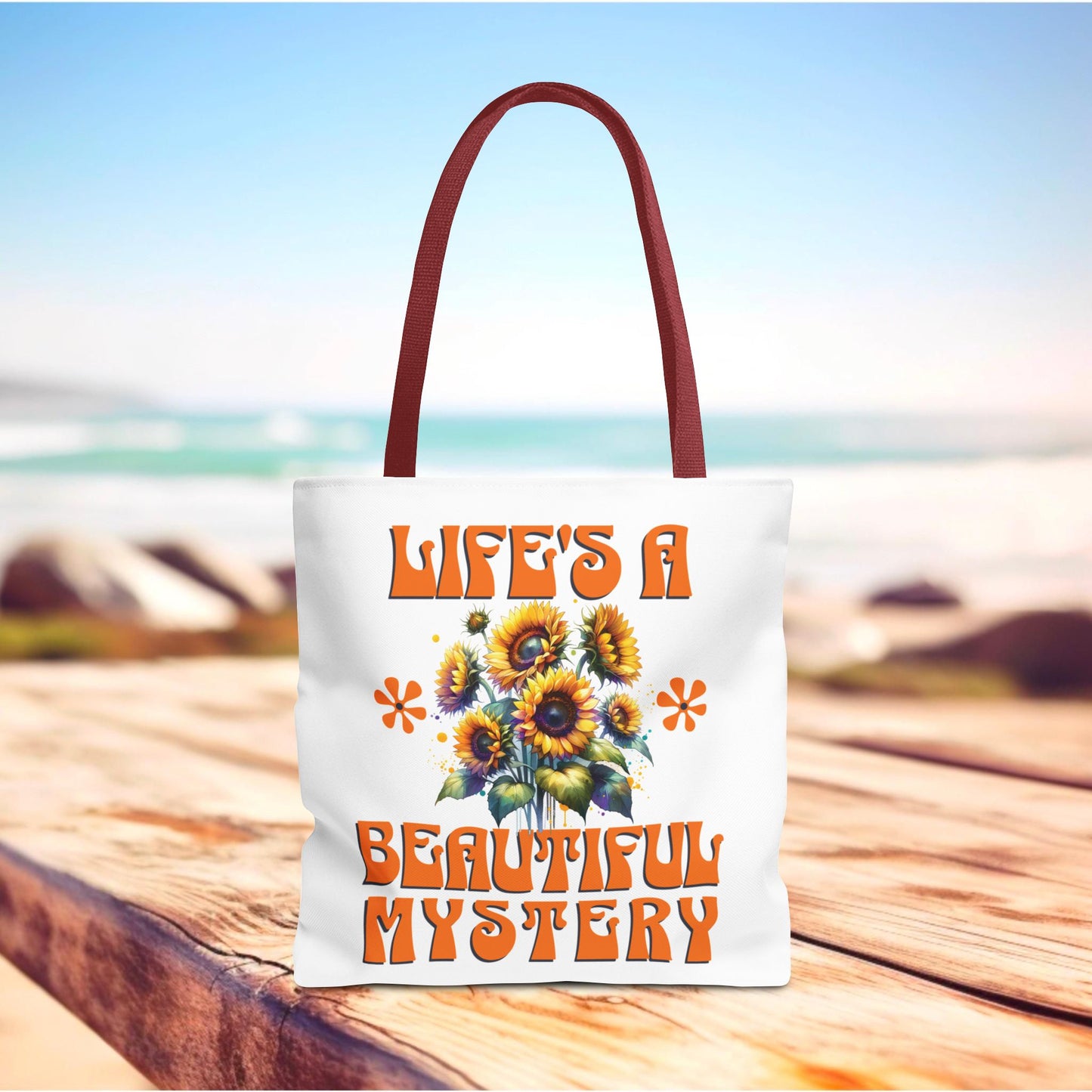 Life's A Beautiful Mystery Tote Bag