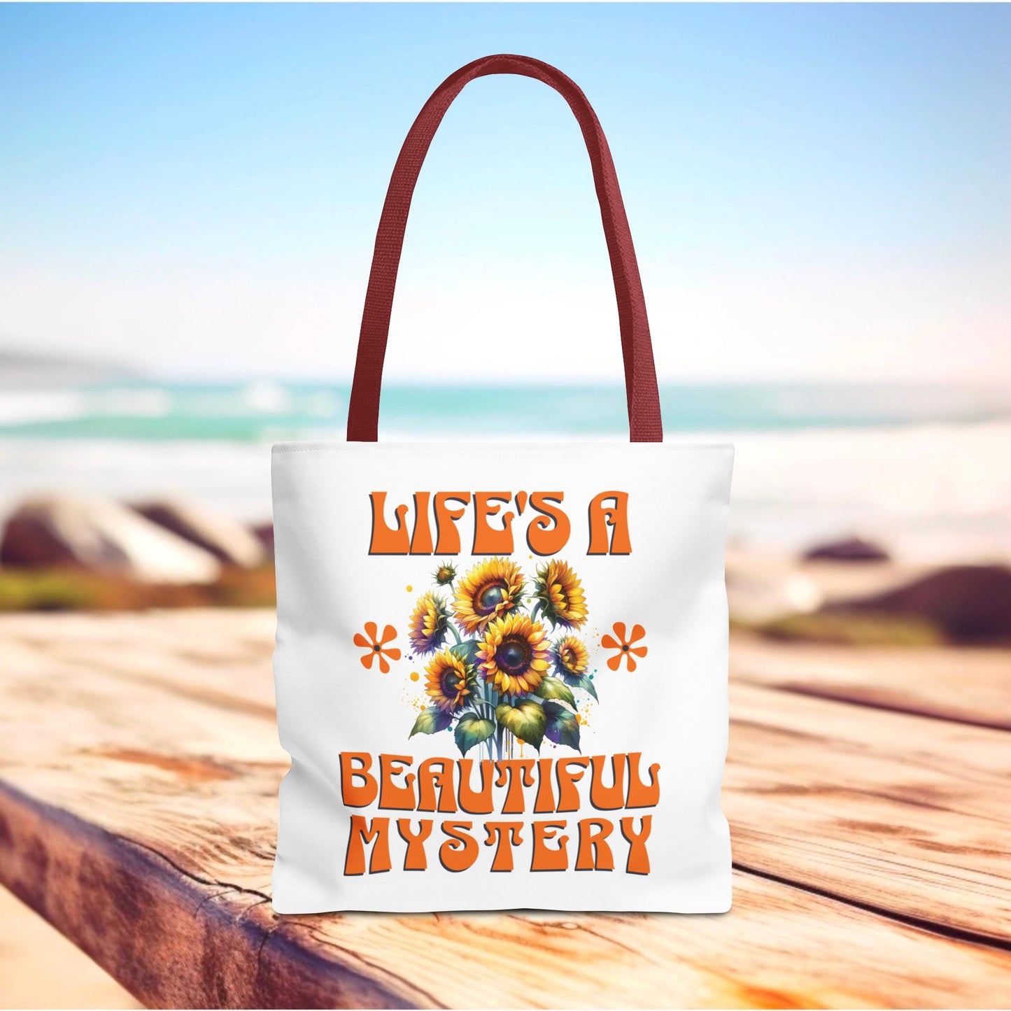 Life's A Beautiful Mystery Tote Bag