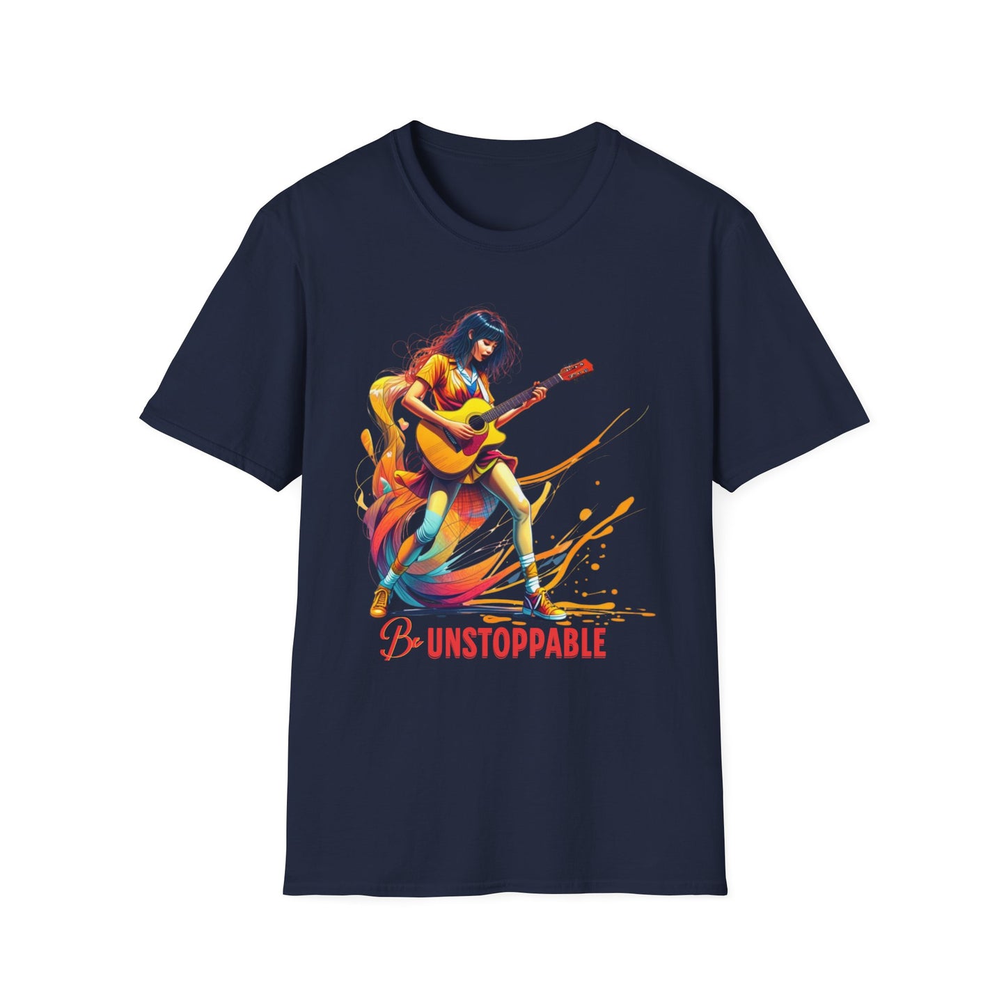 Guitarist Be Unstoppable Woman Gildan Unisex T-Shirt