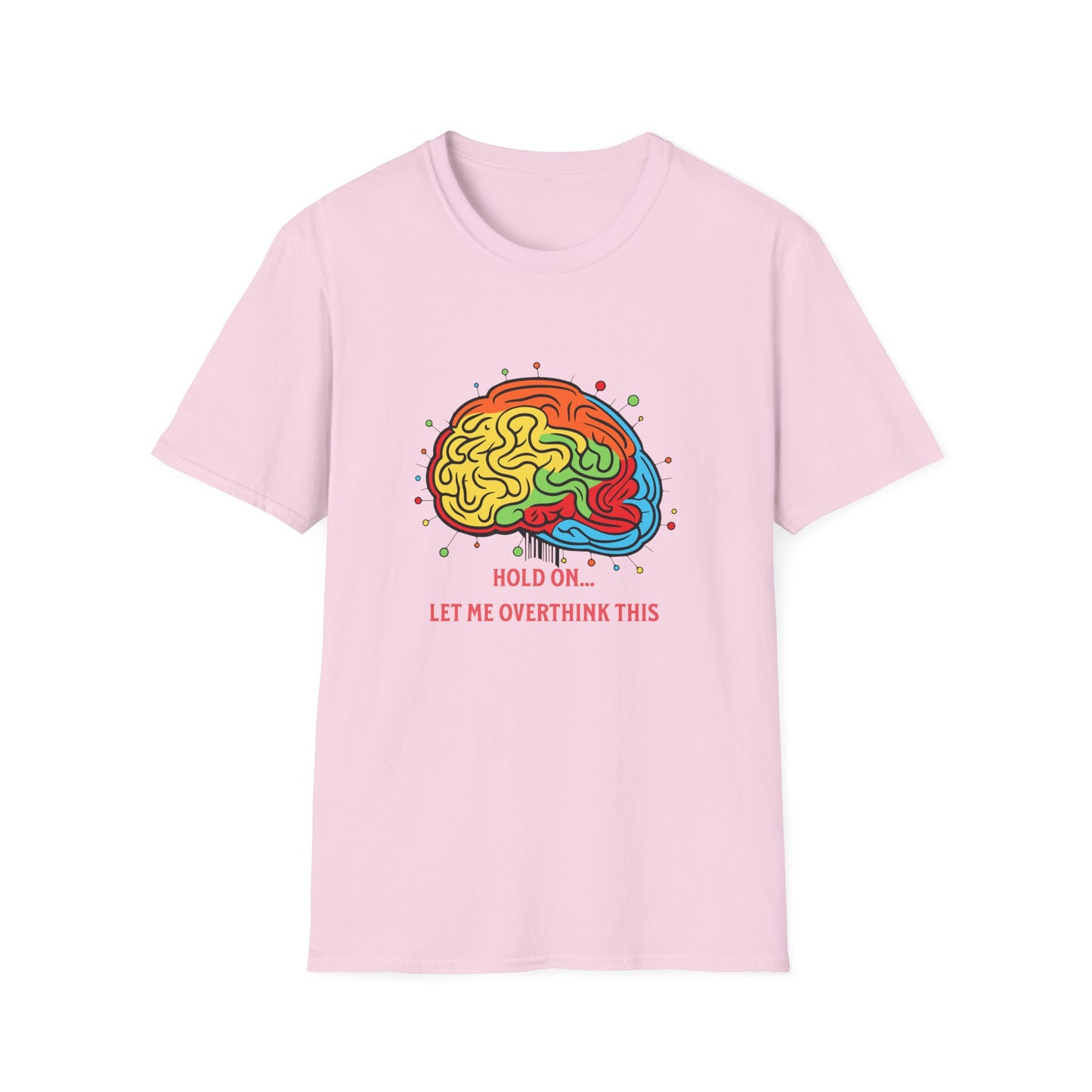 Overthinking Brain Unisex Softstyle T-Shirt