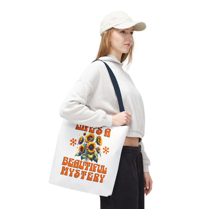 Life's A Beautiful Mystery Tote Bag