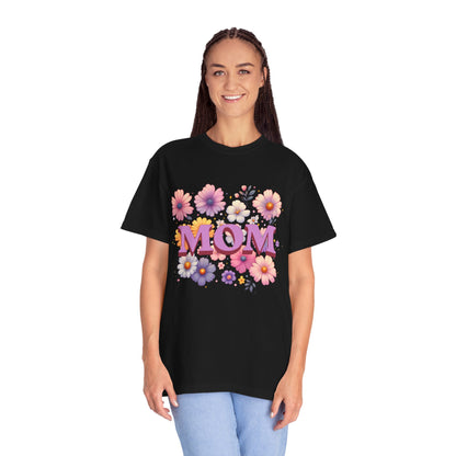 Mother's Day Comfort Colors T-shirt features a relaxed fit with a classic crew neckline, showcasing high-quality garment-dyed fabric, perfect for casual or semi-formal wear, embodying FireBrook Essentials' commitment to comfort and style.