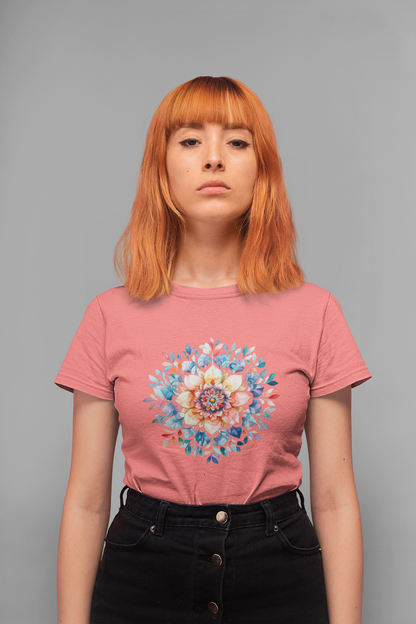 T-shirt Mandala Bohème Floral