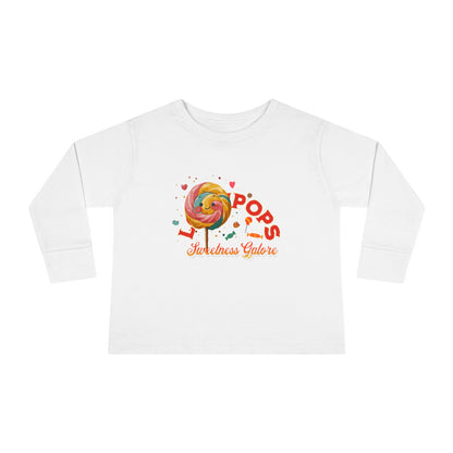 Lollipop Design Toddler Long Sleeve Tee