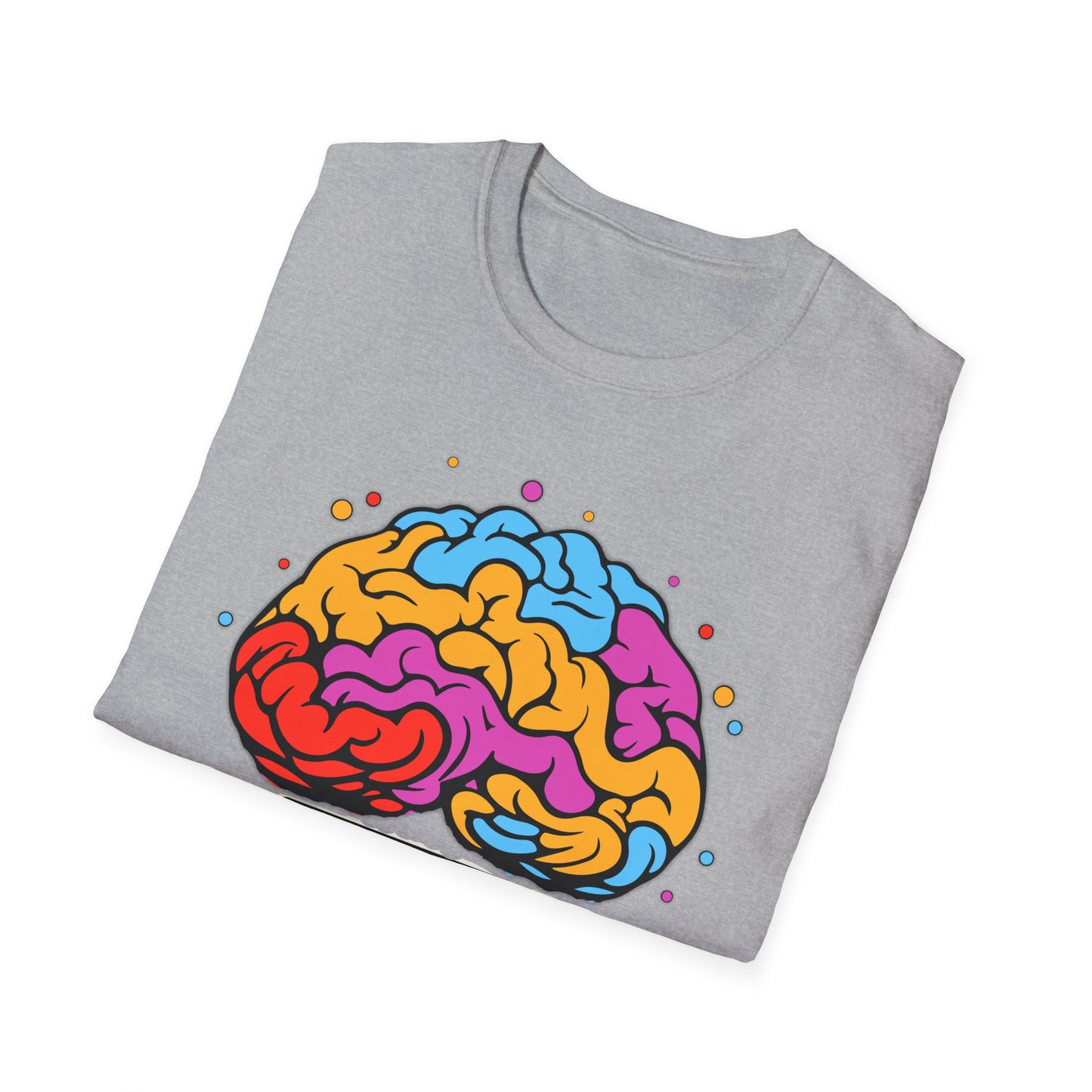 Funny Brain Processing Unisex Softstyle T-Shirt