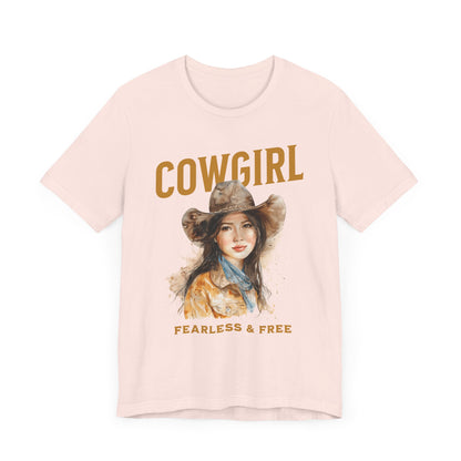 T-shirt Cowgirl - Sans peur et libre