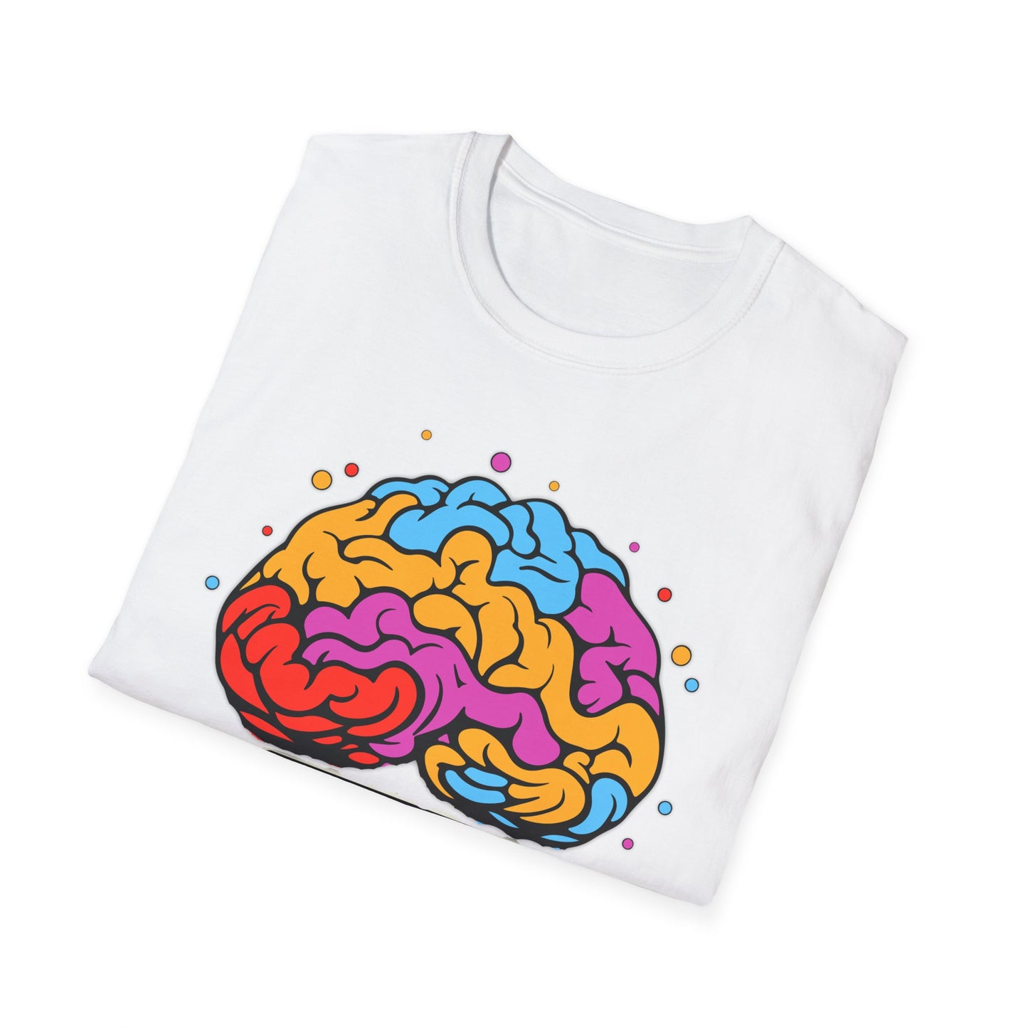 Funny Brain Processing Unisex Softstyle T-Shirt