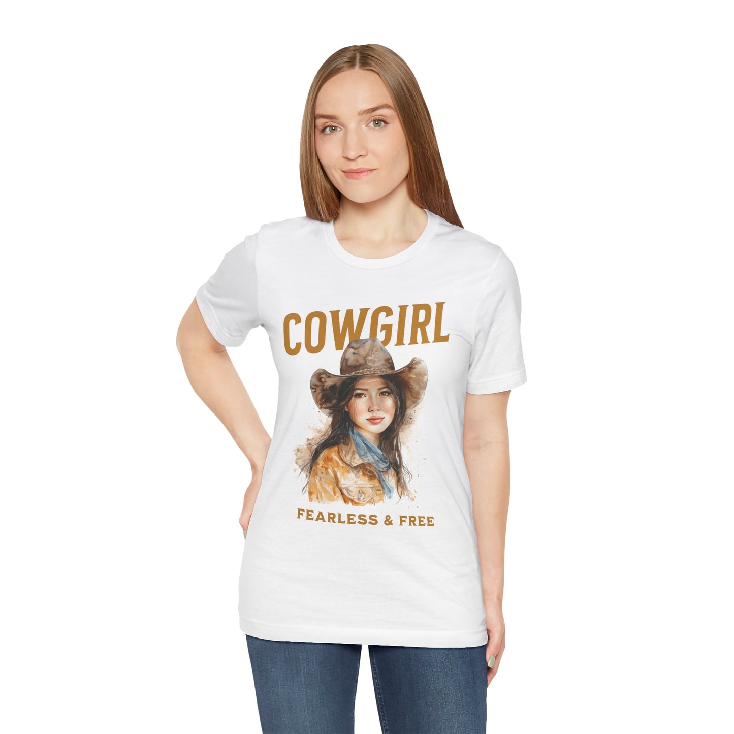 T-shirt Cowgirl - Sans peur et libre