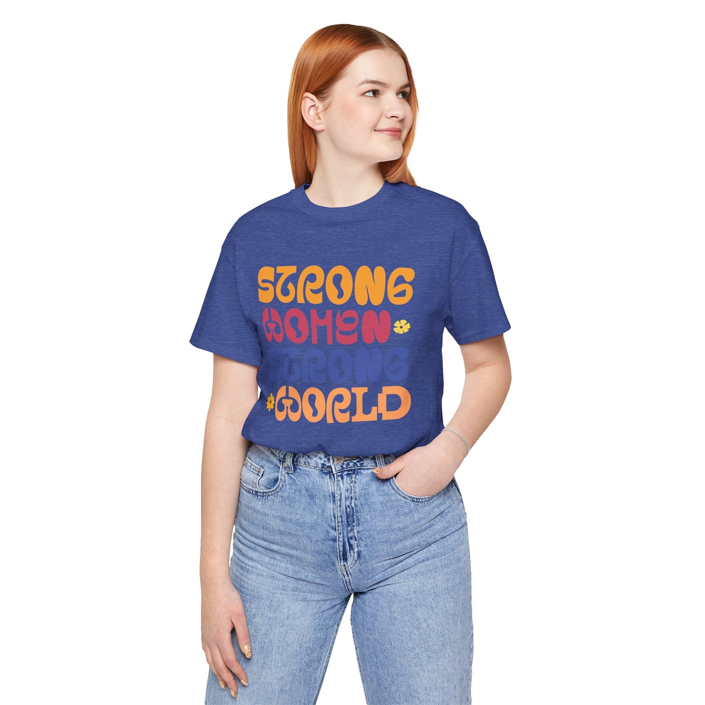 T-shirt Femmes fortes Monde fort