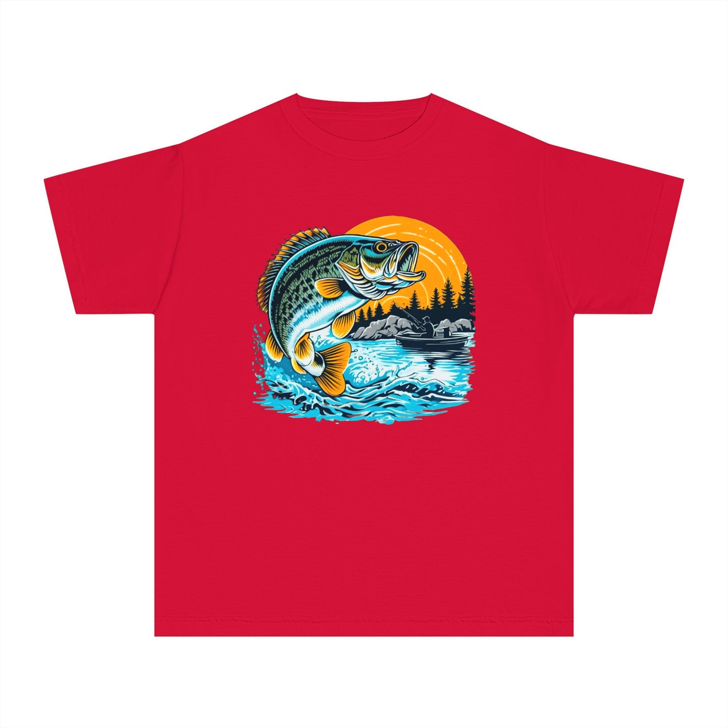 Teen T-shirt  Leaping Bass