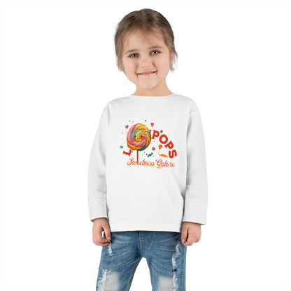 Lollipop Design Toddler Long Sleeve Tee