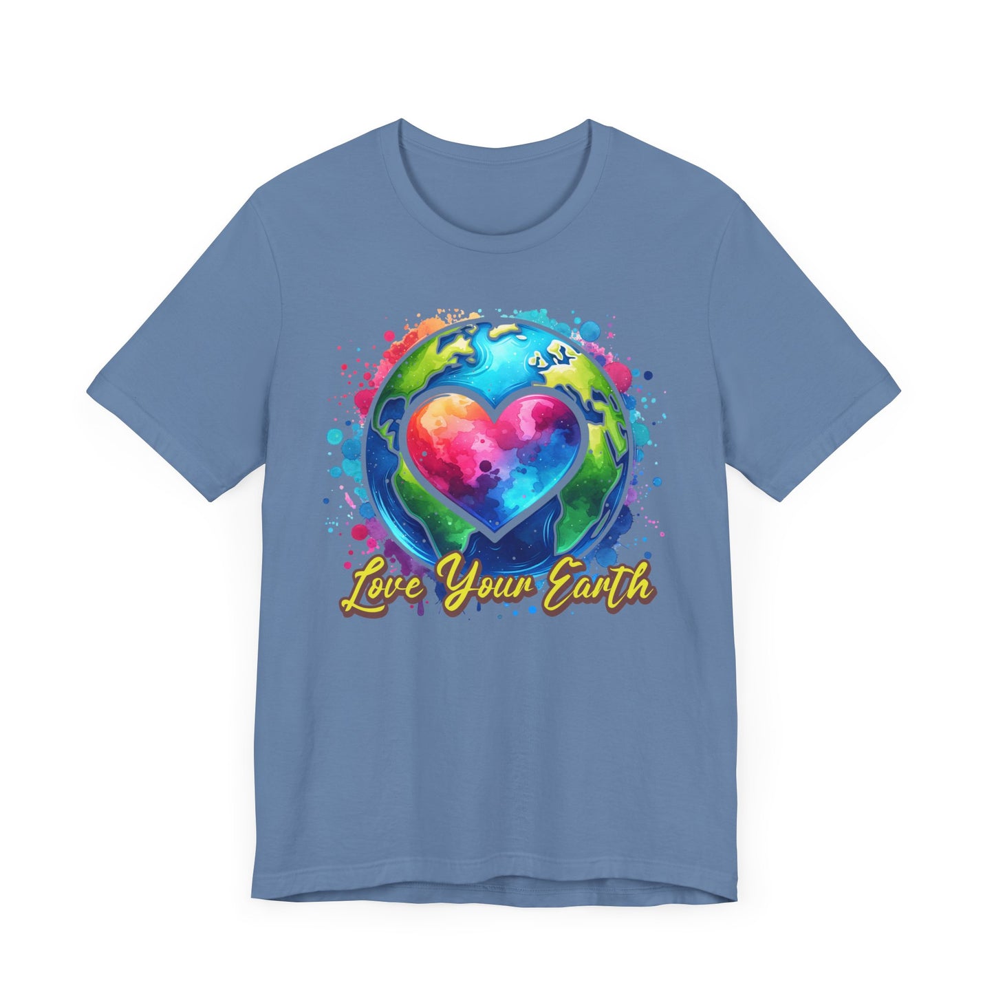 Love Your Earth Eco-Friendly Environmental Awareness T-Shirt