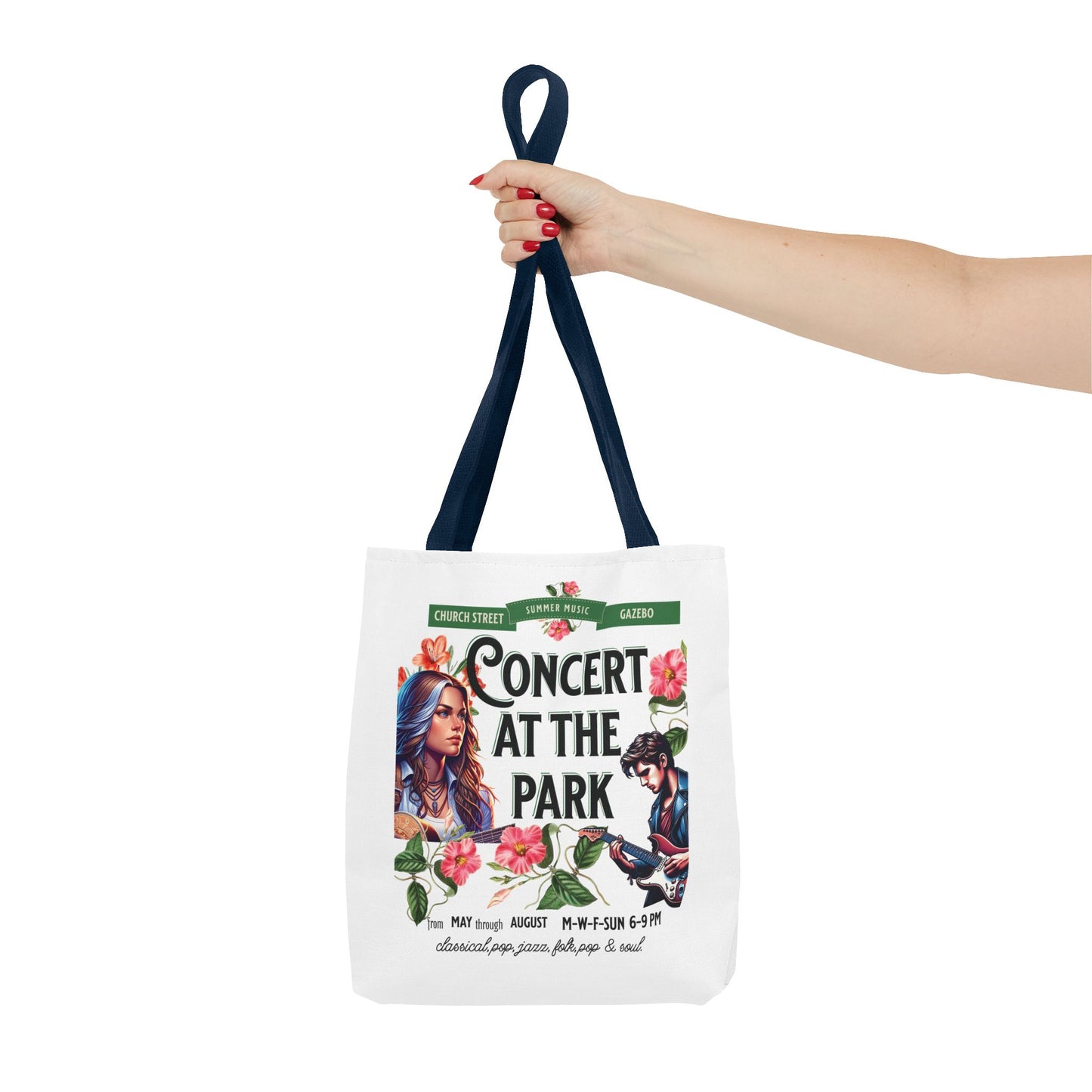 Concert At the Park Tote Bag