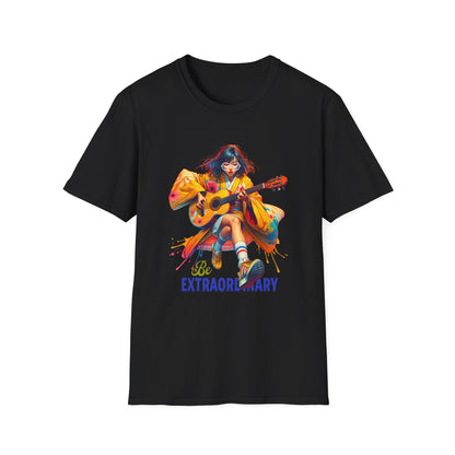 Guitarist Be Extraordinary Woman T-Shirt