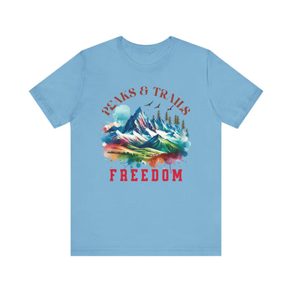 Peaks and Trails Equal Freedom T-Shirt