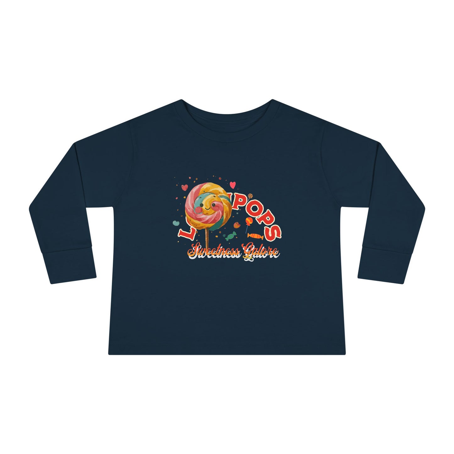 Lollipop Design Toddler Long Sleeve Tee