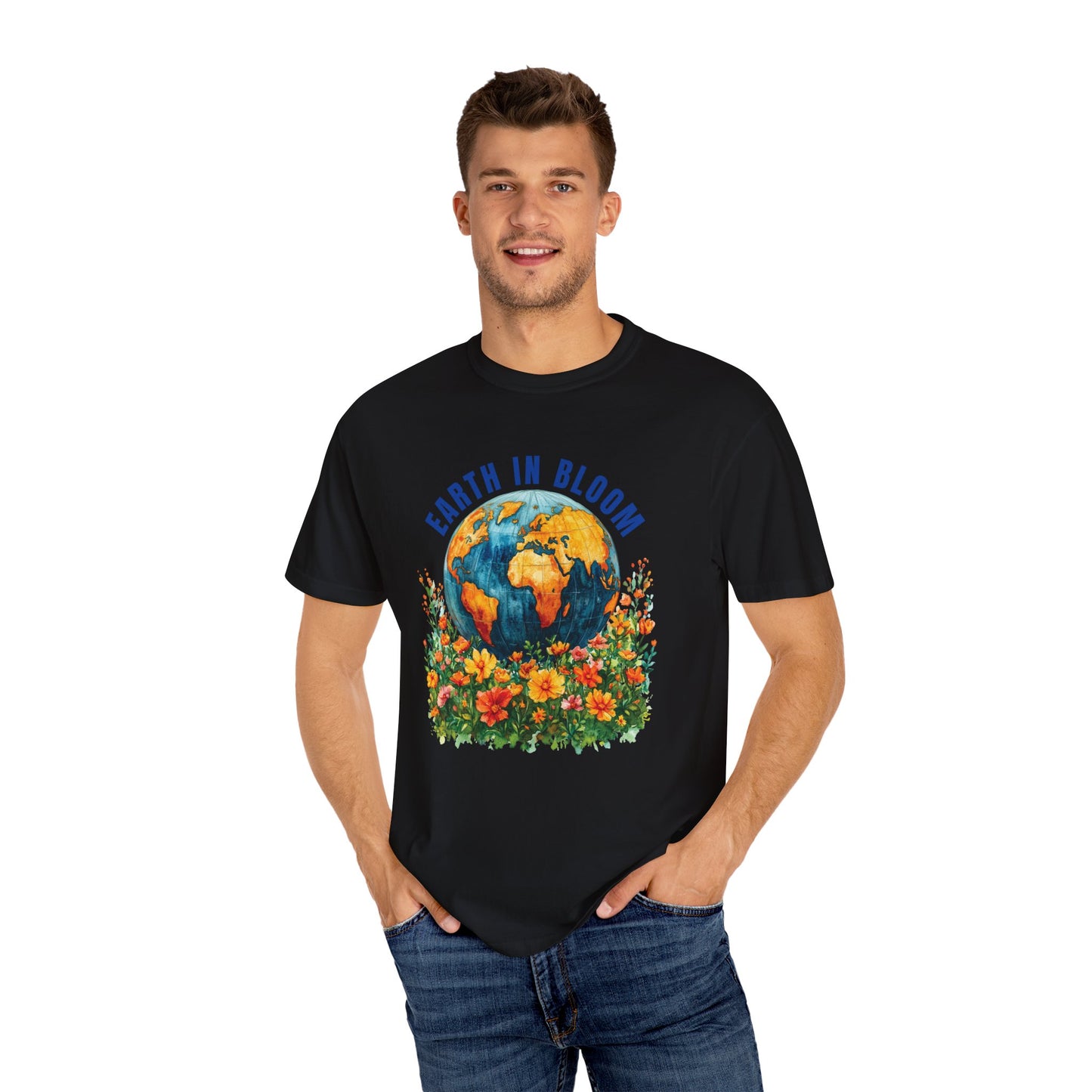 Earth in Bloom T-Shirt – Celebrate Nature in Style