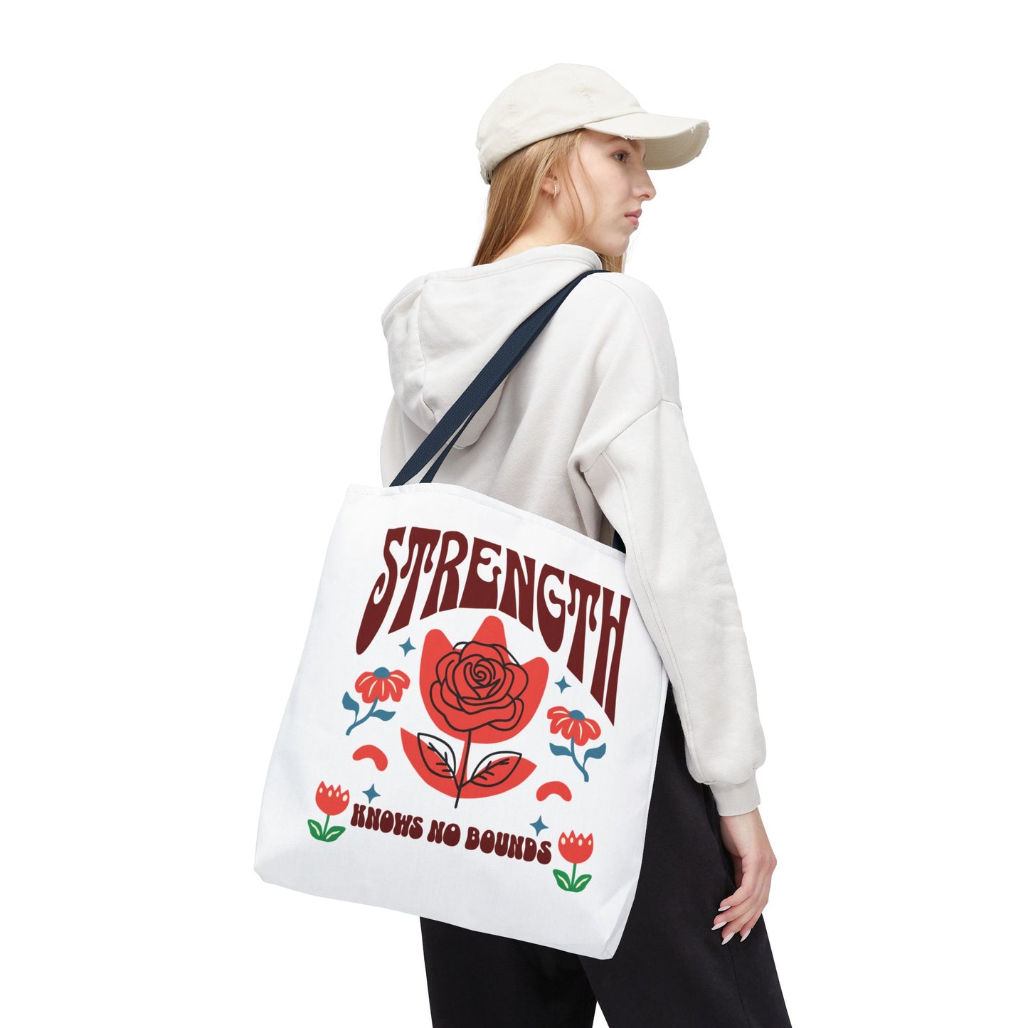 Strength Knows No Bounds Tote Bag