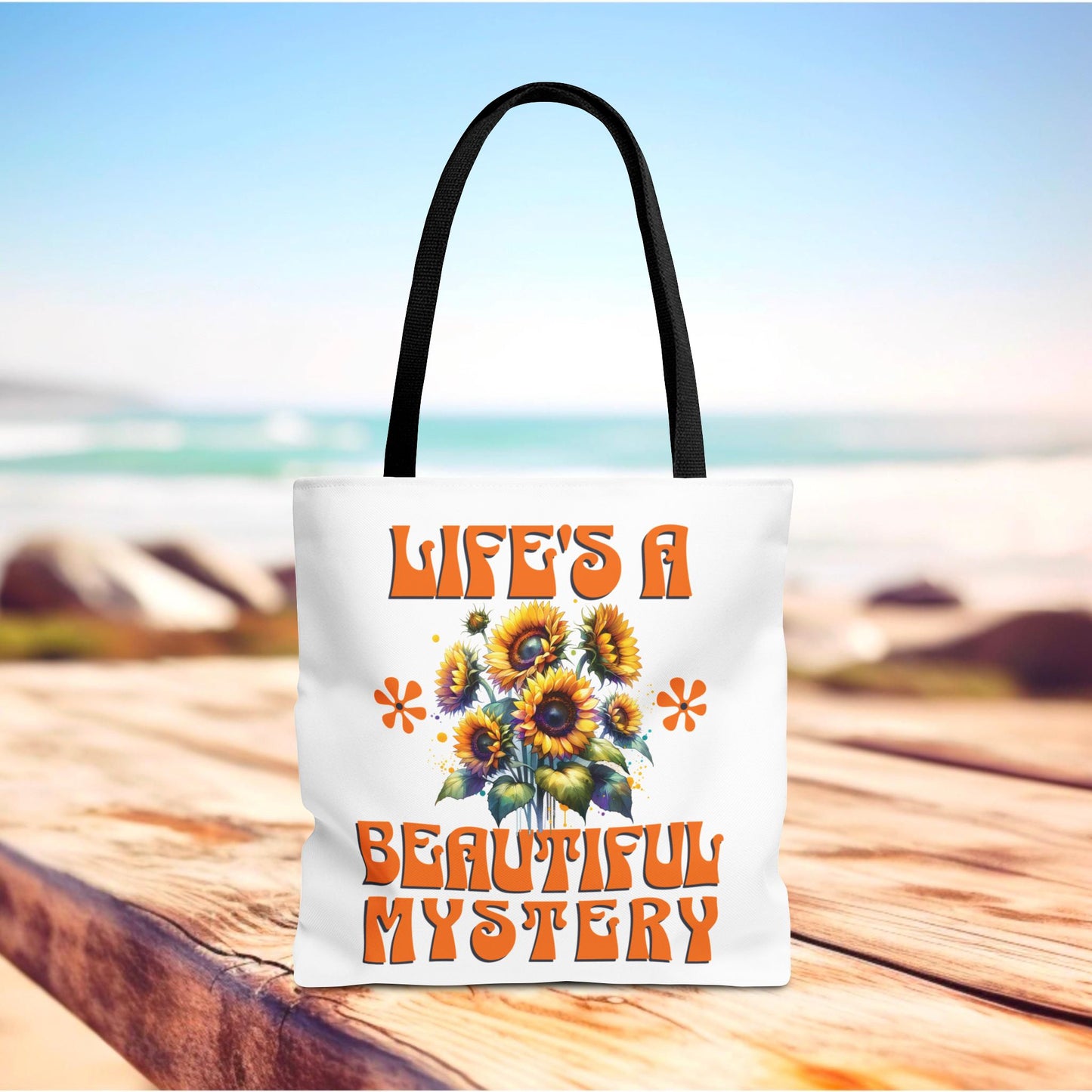 Life's A Beautiful Mystery Tote Bag