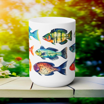 School of Fish Mug (15 oz)