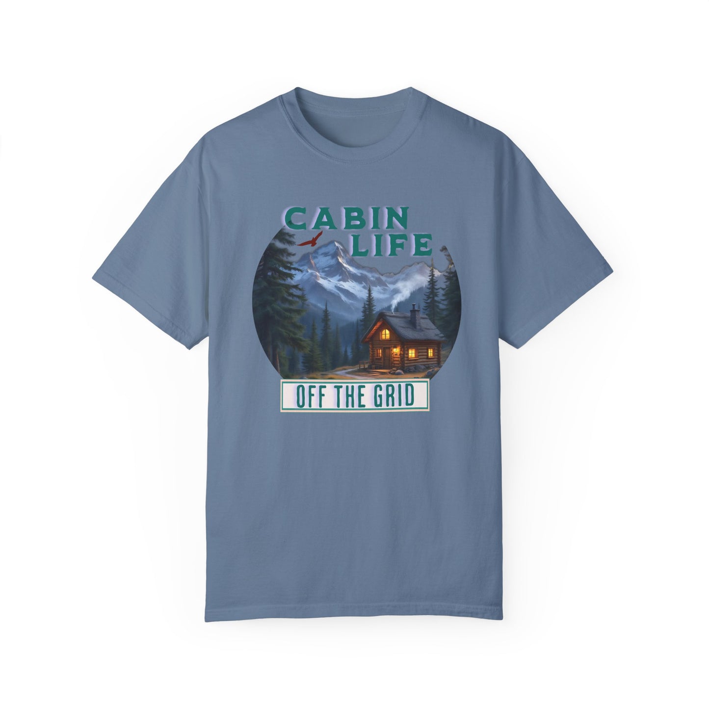 Cabin Life Off The Grid Design Unisex T-shirt -