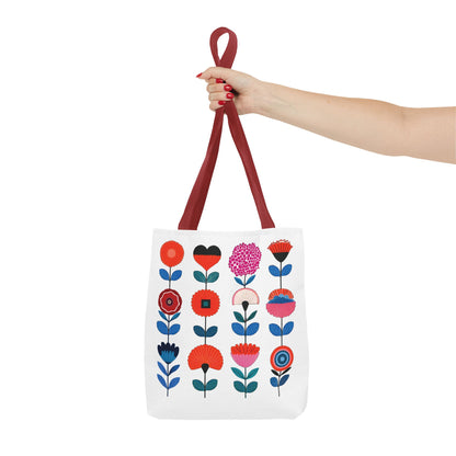 Floral Design Tote Bag