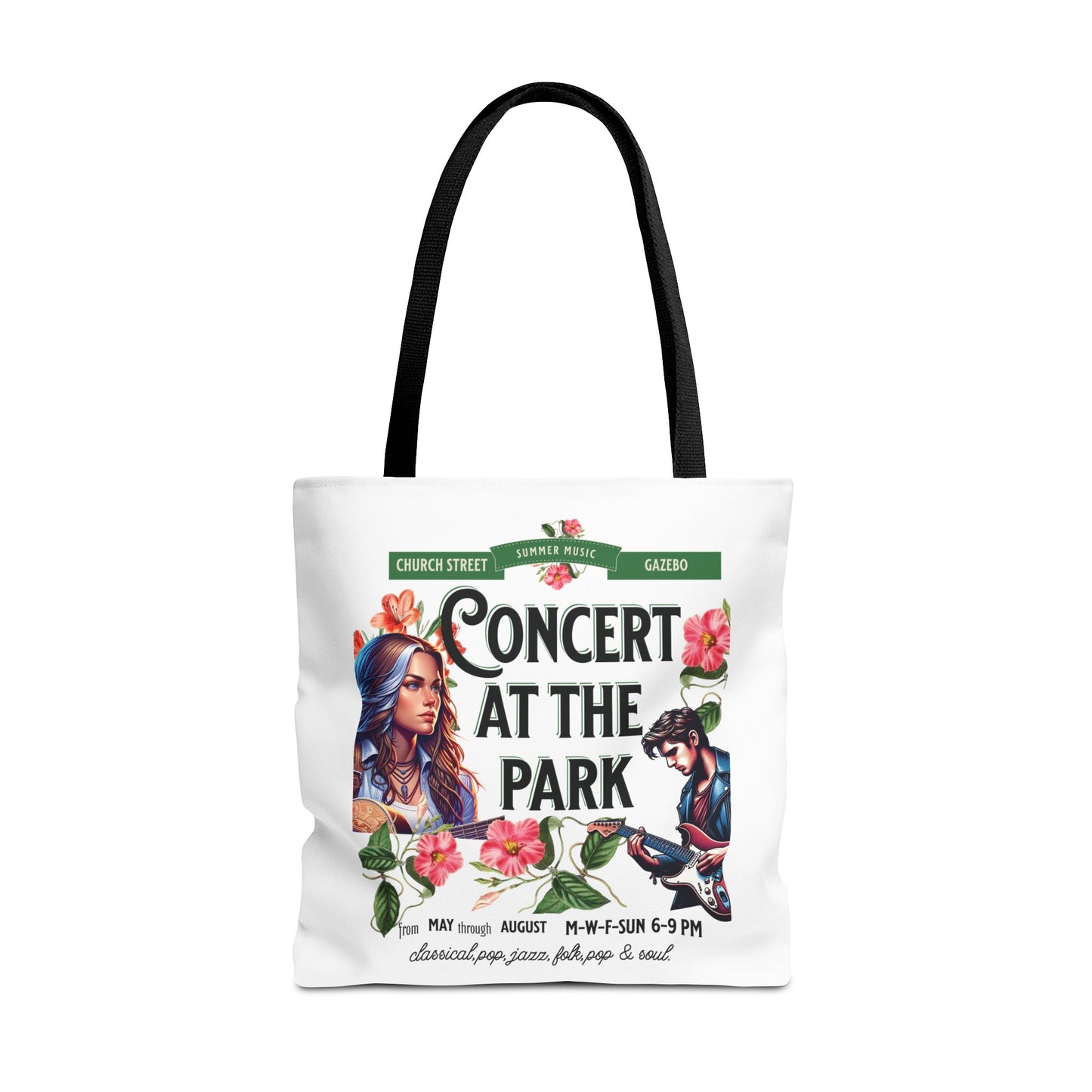 Concert At the Park Tote Bag