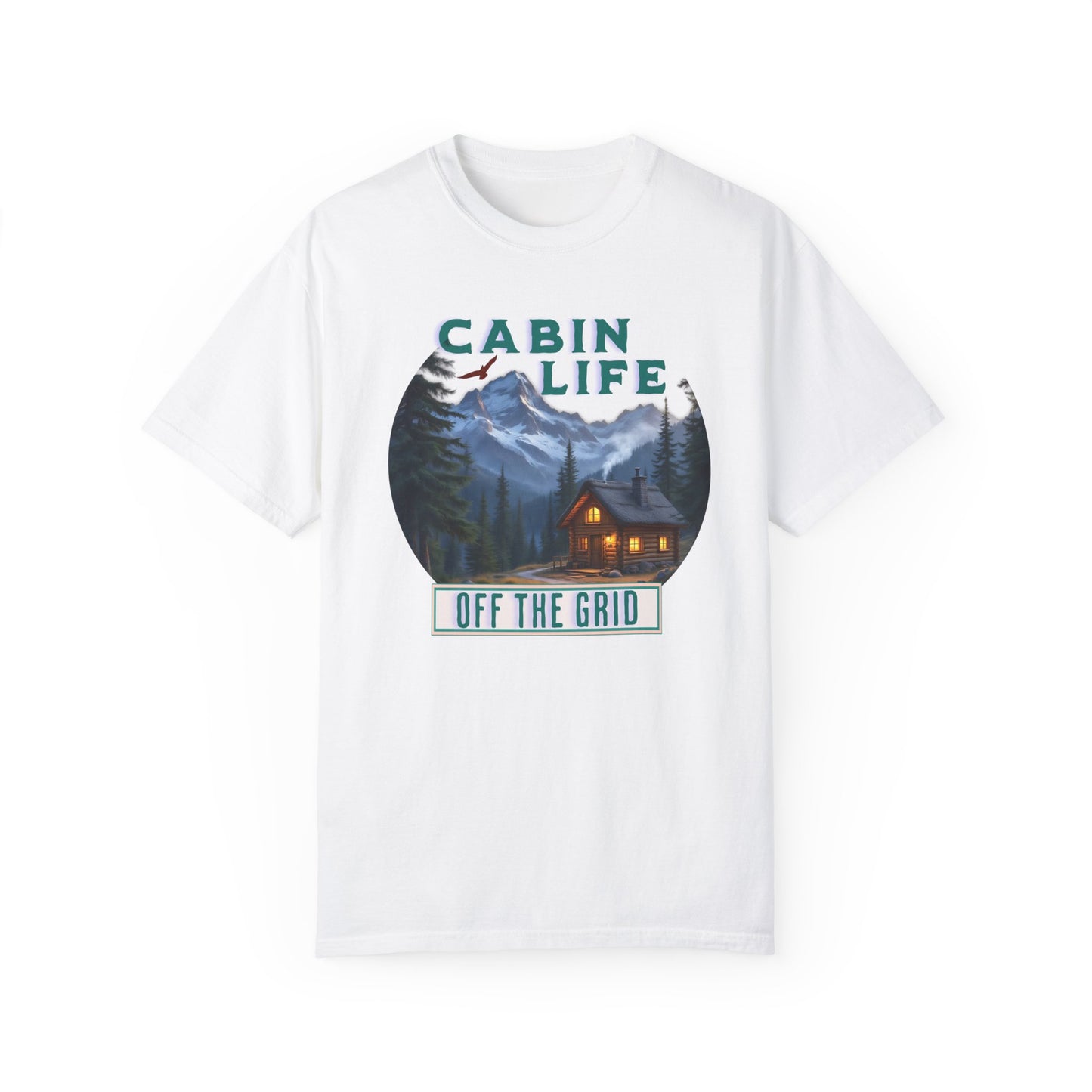 Cabin Life Off The Grid Design Unisex T-shirt -