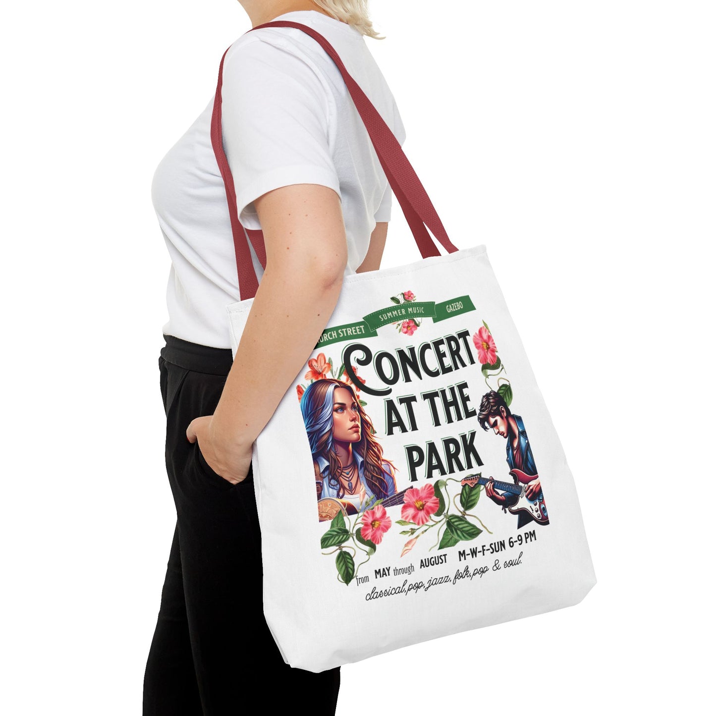 Concert At the Park Tote Bag