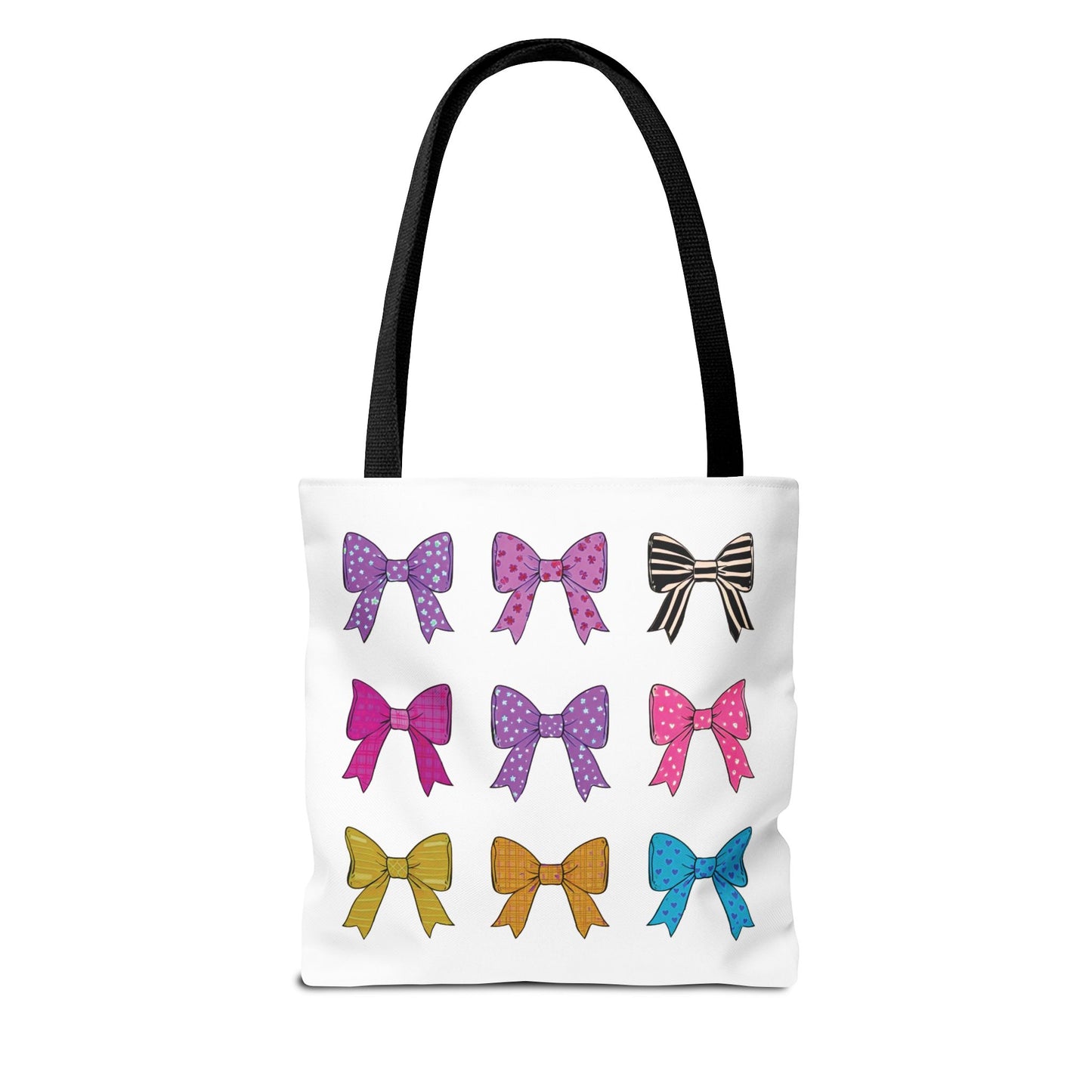 Bow Print Tote Bag