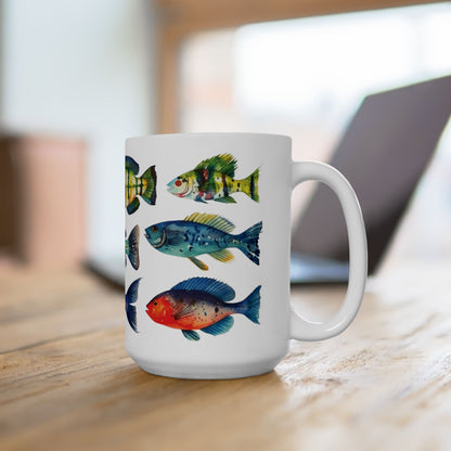 School of Fish Mug (15 oz)