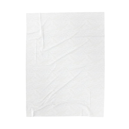 Plush Blanket - Blooming Forest Floor Design: A cozy polyester blanket featuring budding trees and blooming flowers, embodying a serene, nature-inspired vibe perfect for nature lovers and gift-giving.