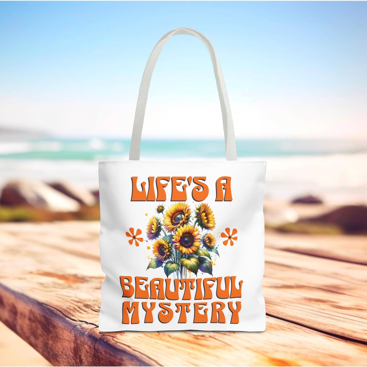 Life's A Beautiful Mystery Tote Bag