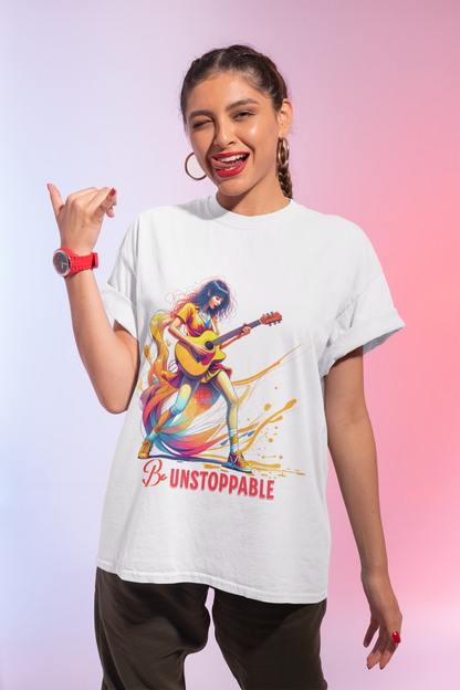Guitarist Be Unstoppable Woman Gildan Unisex T-Shirt