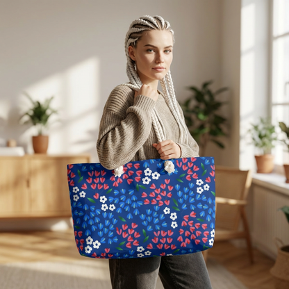 Berry Blue Festival Weekender Bag