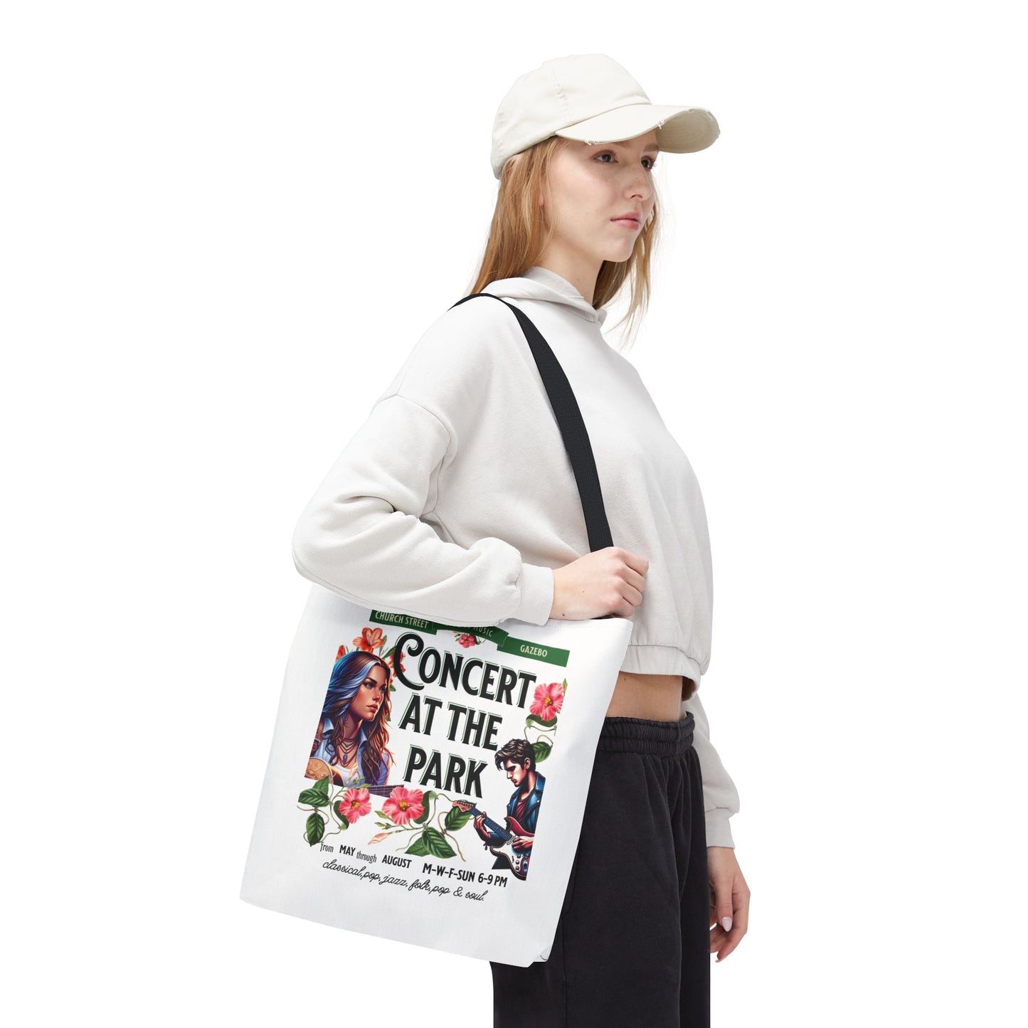 Concert At the Park Tote Bag