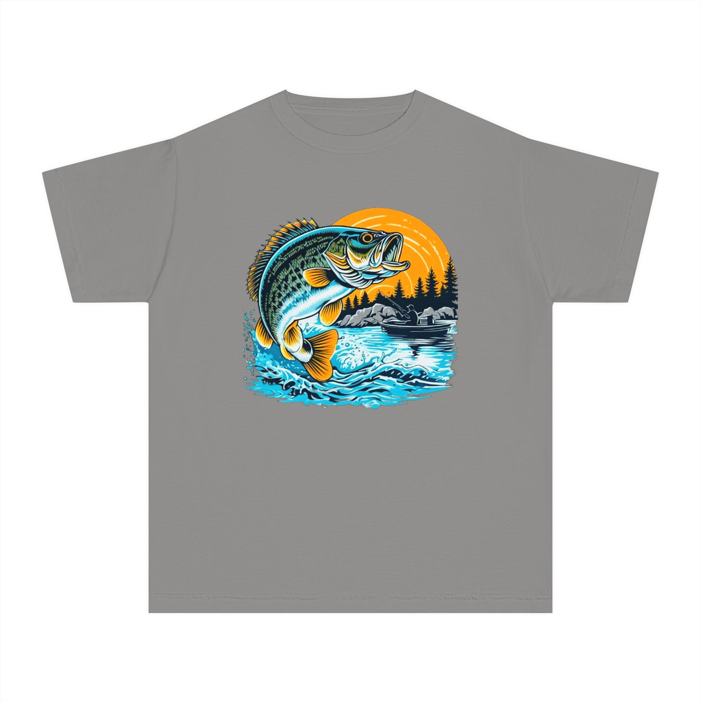 Teen T-shirt  Leaping Bass