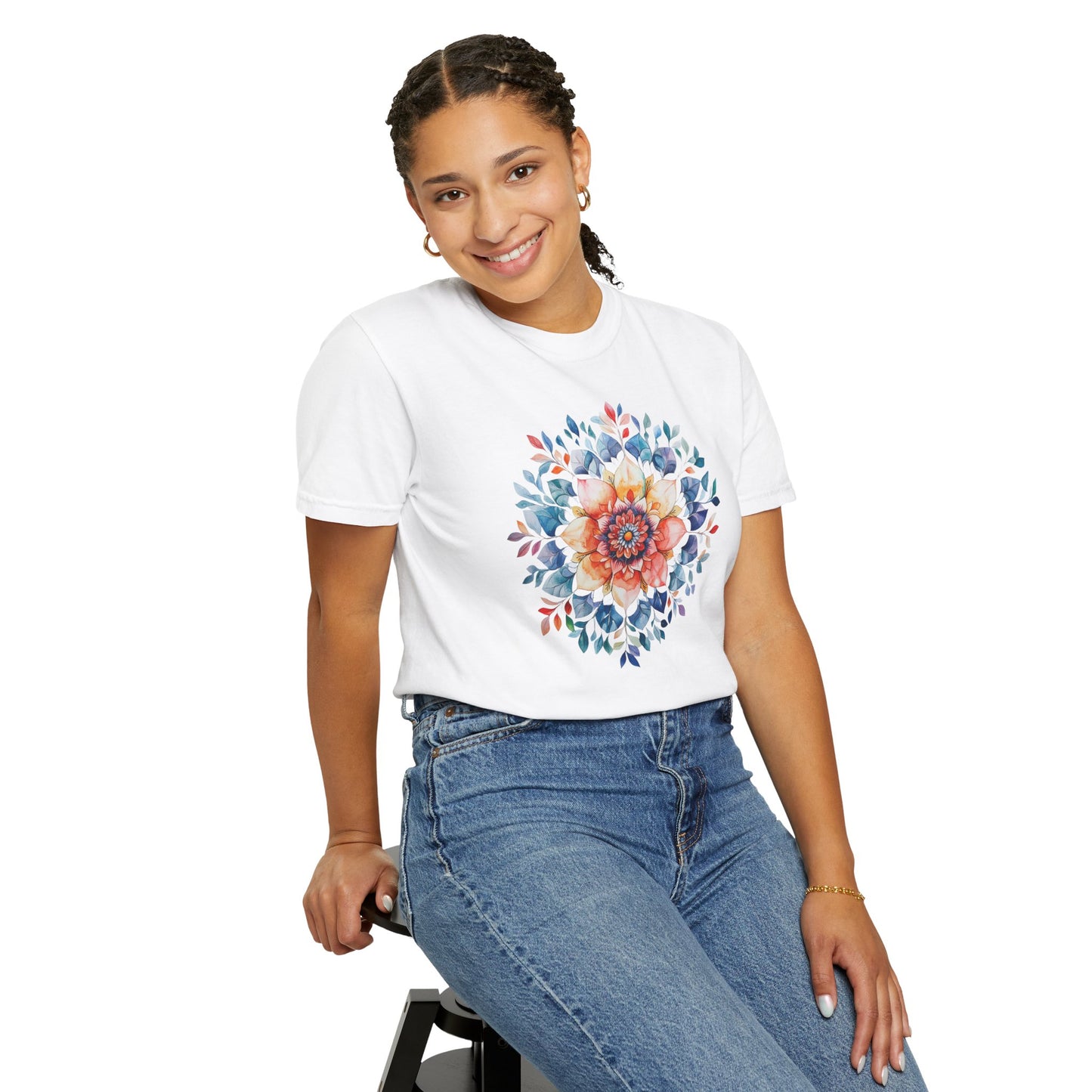 T-shirt Mandala Boho Floral