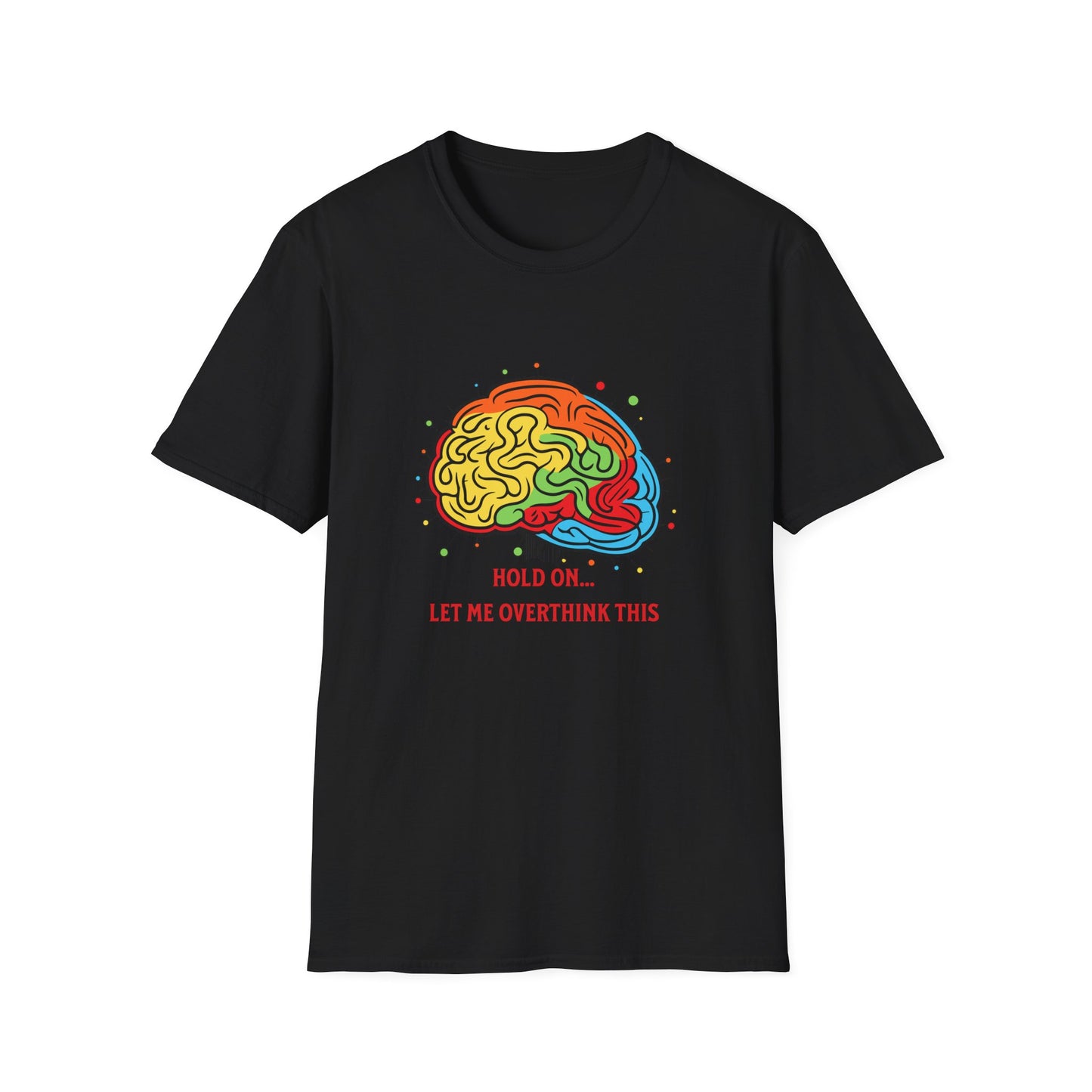 Overthinking Brain Unisex Softstyle T-Shirt