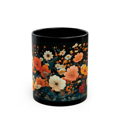 Vibrant Floral Mug (11oz, 15oz)