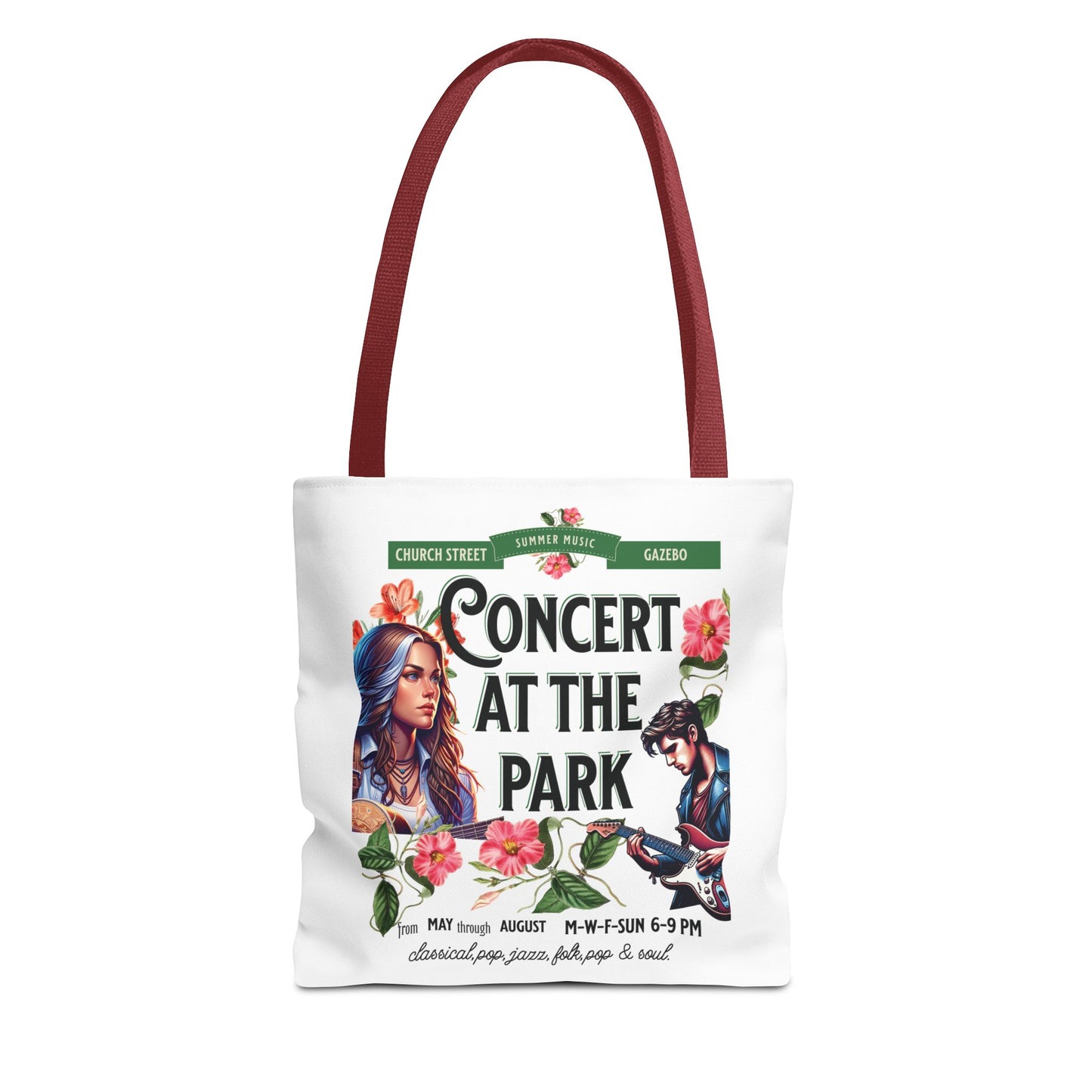 Concert At the Park Tote Bag