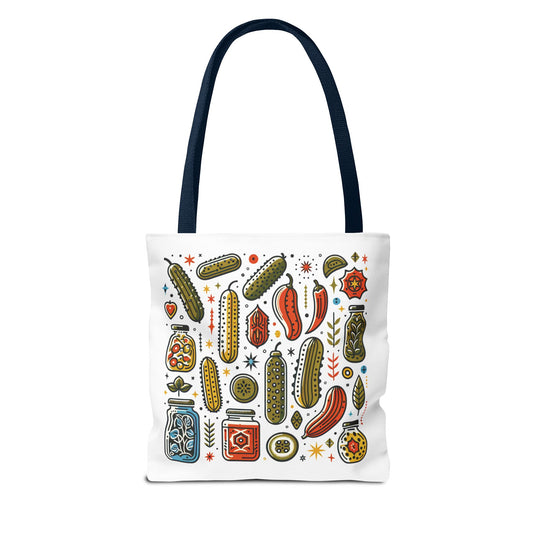 Grocery Tote Bags - Eco-Friendly Reusable Shopping Tote Set: Durable polyester bags with boxed corners and reinforced handles, available in multiple sizes and handle colors, ideal for everyday use.