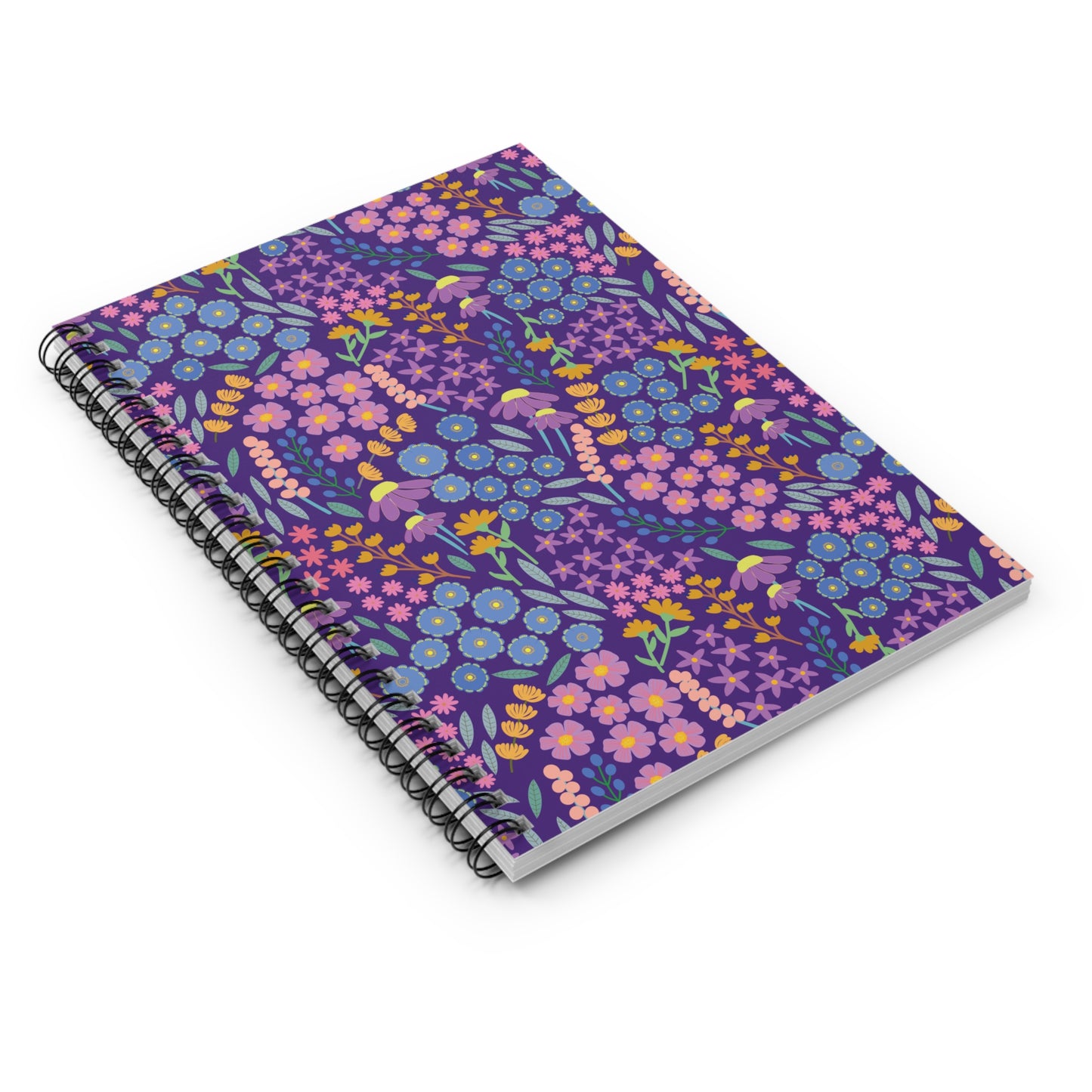 Floral Spiral Notebook