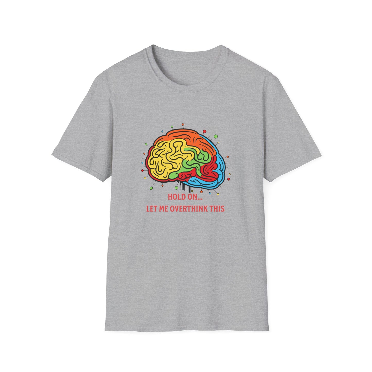 Overthinking Brain Unisex Softstyle T-Shirt