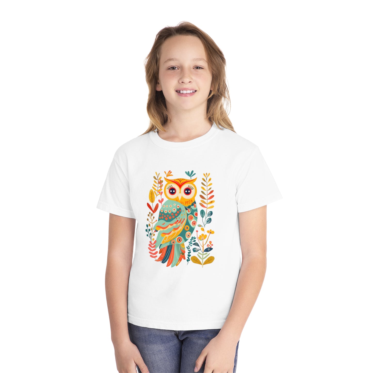 Teen T-shirt Watchful Owl T-Shirt