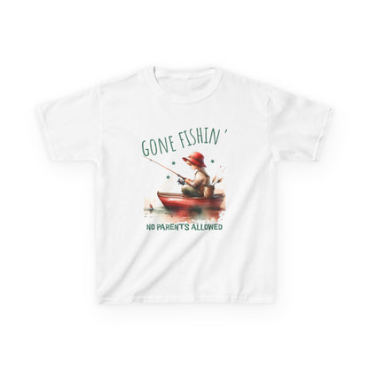 Gone Fishin' - Parents Not Allowed Youth T-Shirt