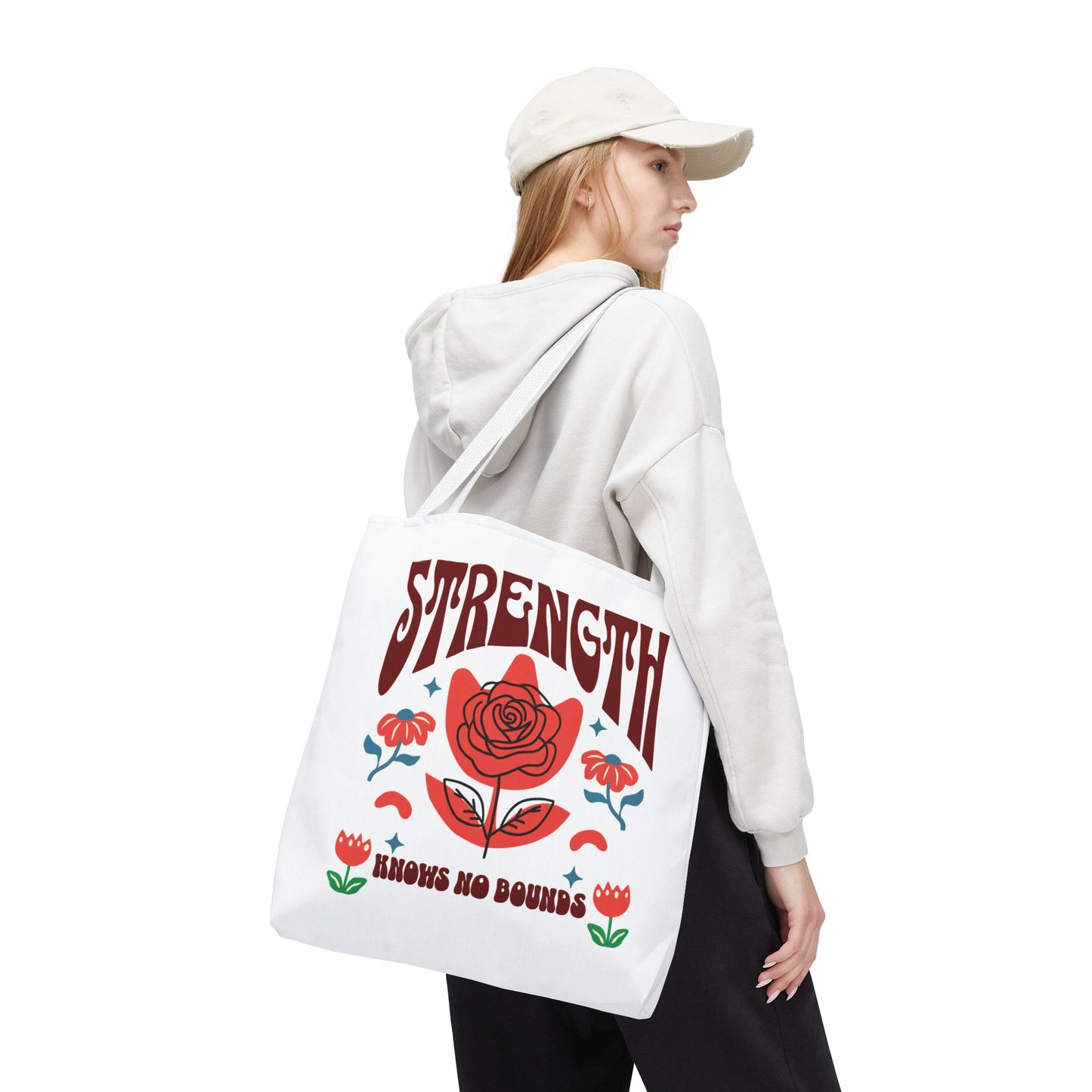 Strength Knows No Bounds Tote Bag