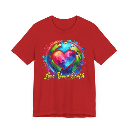 Love Your Earth Eco-Friendly Environmental Awareness T-Shirt