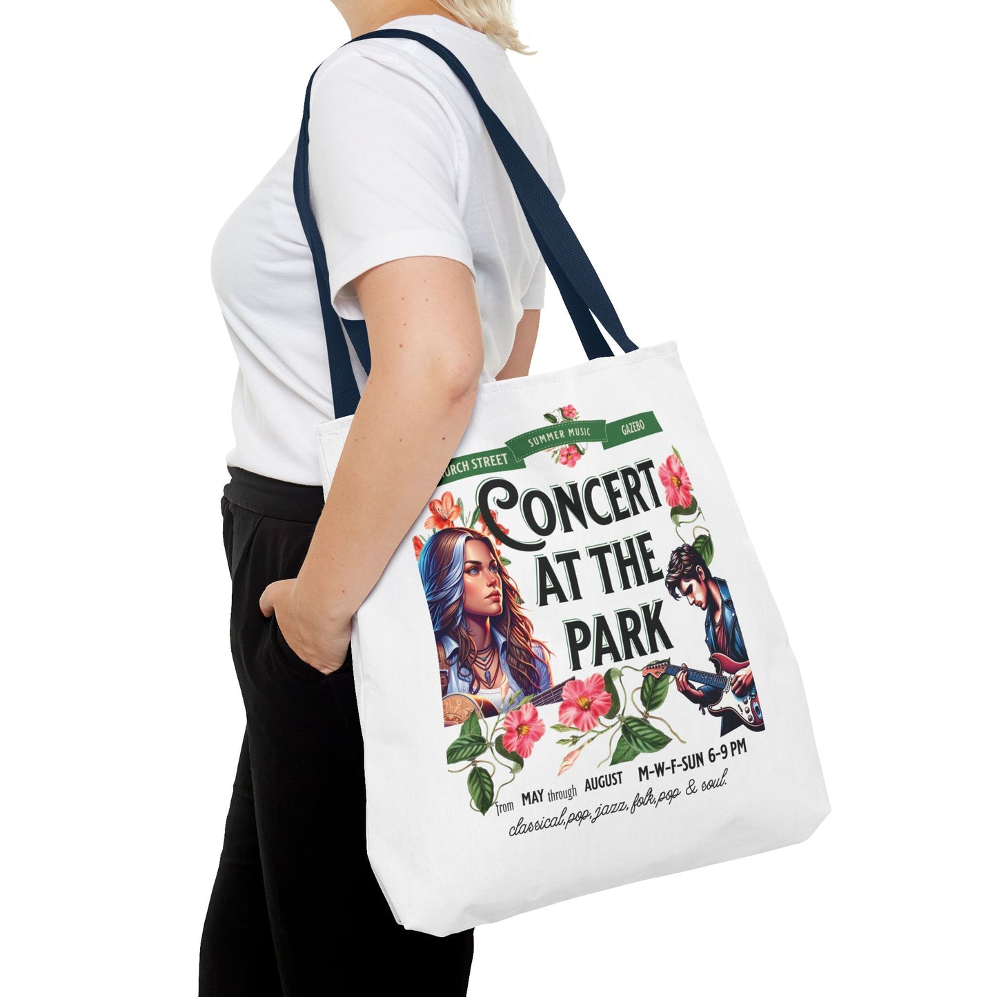 Concert At the Park Tote Bag