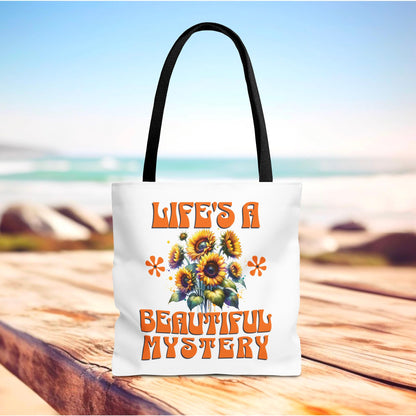 Life's A Beautiful Mystery Tote Bag